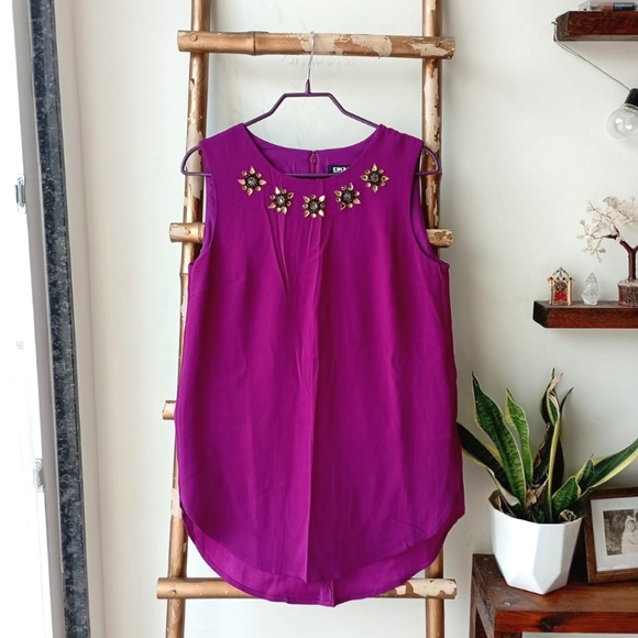 DKNY Original Embellished Top - Picture 10 of 16